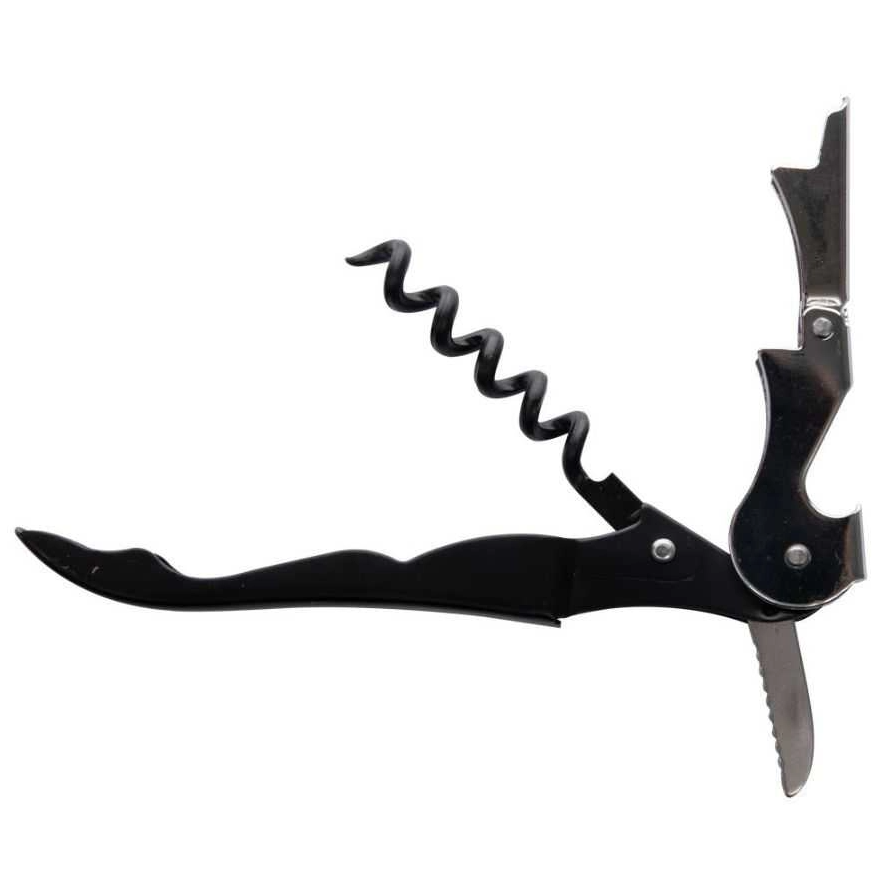 SACA ROLHAS ABRIDOR DE GARRAFAS AÇO INOX 12CM - CLINK