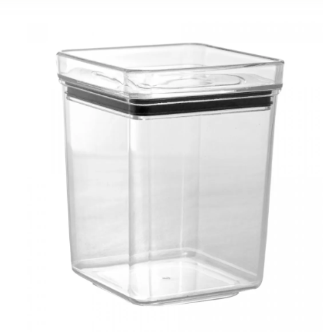 POTE HERMÉTICO DE POLIESTIRENO EMPILHÁVEL MY BOX 600ML - LYOR