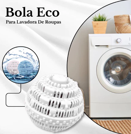 BOLA ECO PARA LAVANDERIA REUTILIZÁVEL E ECOLÓGICA - CLINK