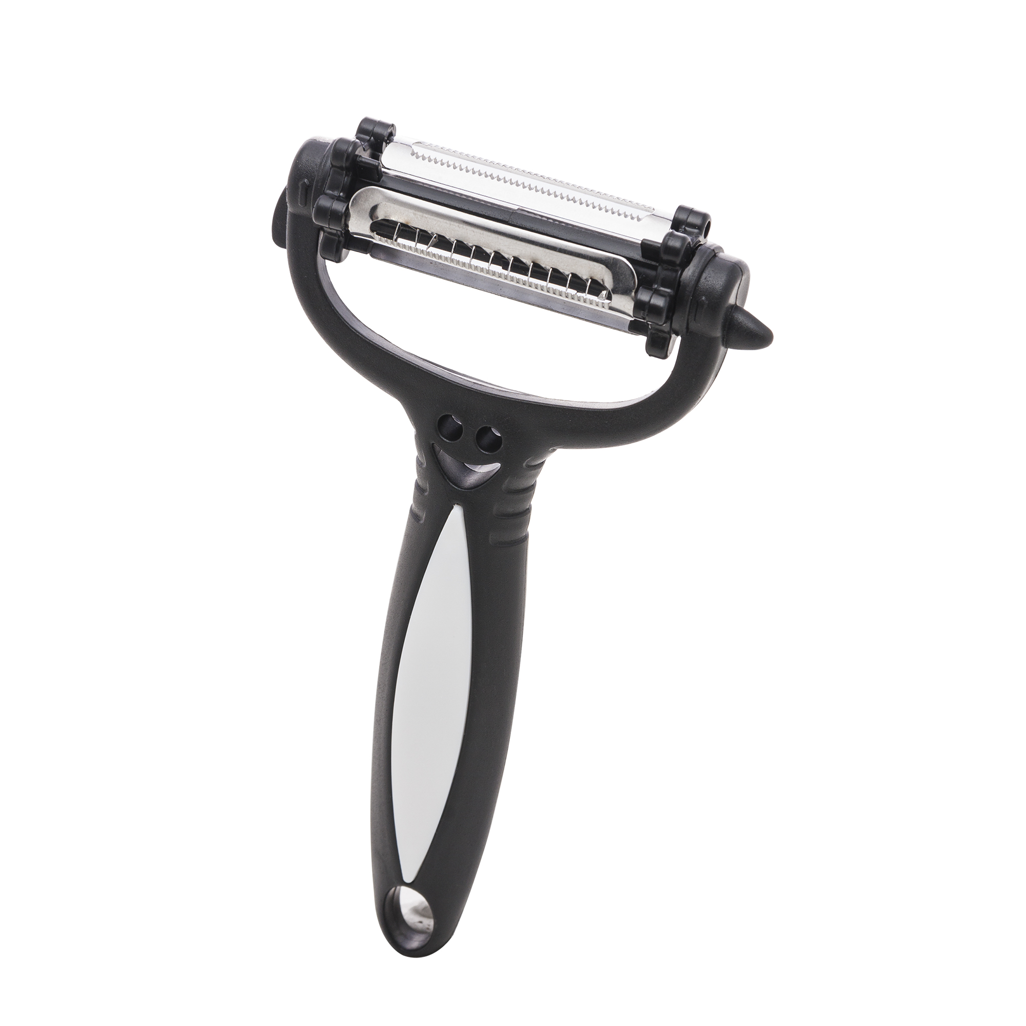 DESCASCADOR DE LEGUMES ACO INOX E PLASTICO 3 EM 1 - LYOR
