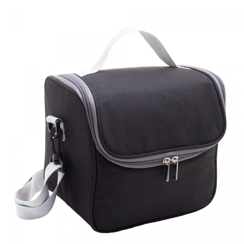 BOLSA TÉRMICA DE POLIÉSTER EASY LIFE PRETA 22X20X16CM - LYOR