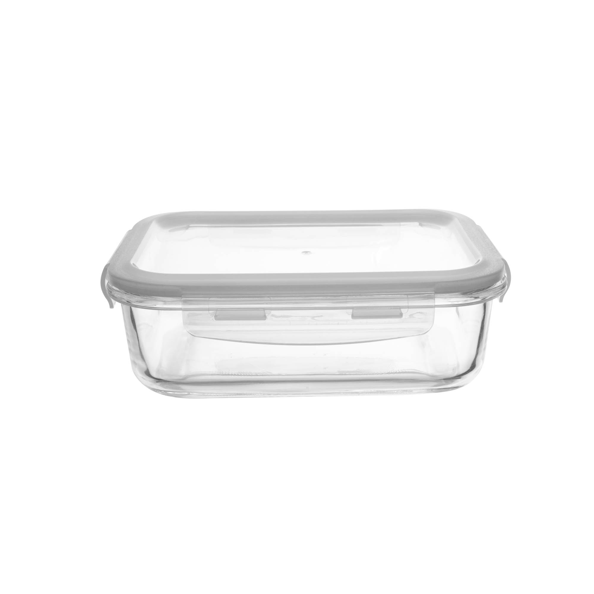 POTE HERMÉTICO DE VIDRO COM TAMPA 640ML - LYOR