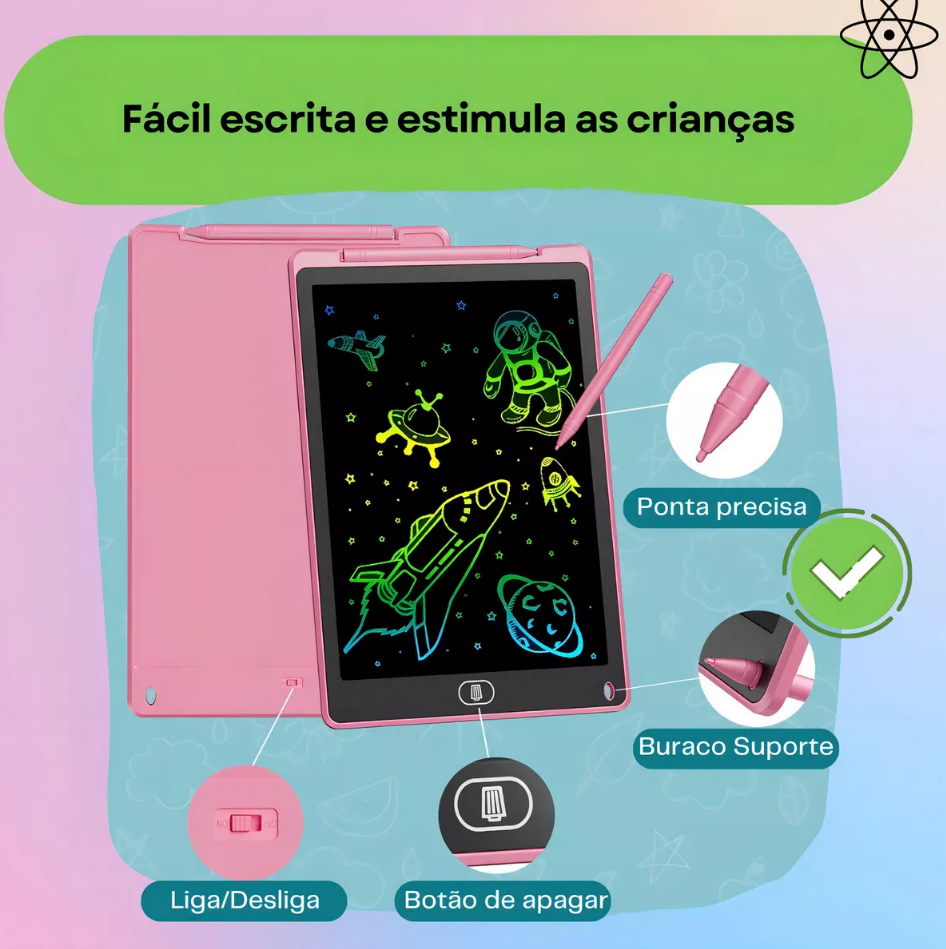 LOUSA MÁGICA TABLET INFANTIL 25CM - C3B