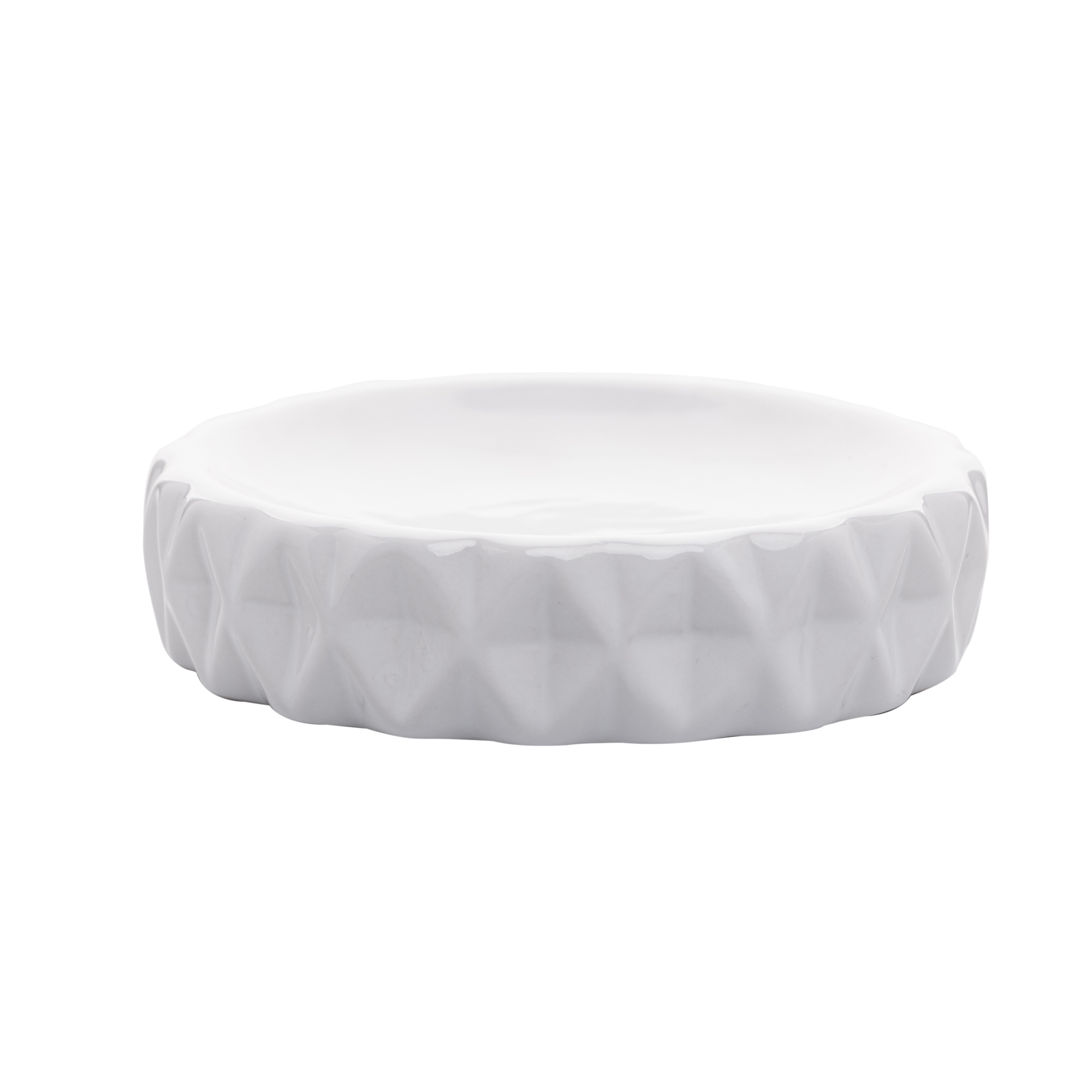 CONJUNTO 2 PECAS PARA BANHEIRO DE CERAMICA DIAMOND BRANCO - LYOR