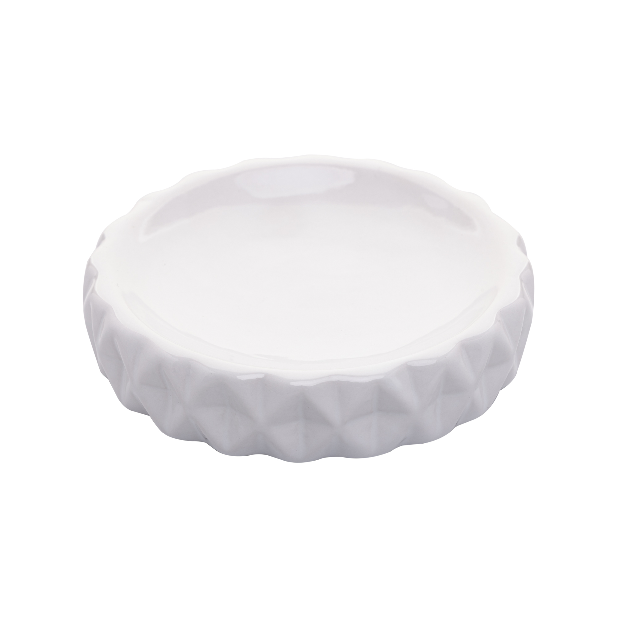 CONJUNTO 2 PECAS PARA BANHEIRO DE CERAMICA DIAMOND BRANCO - LYOR
