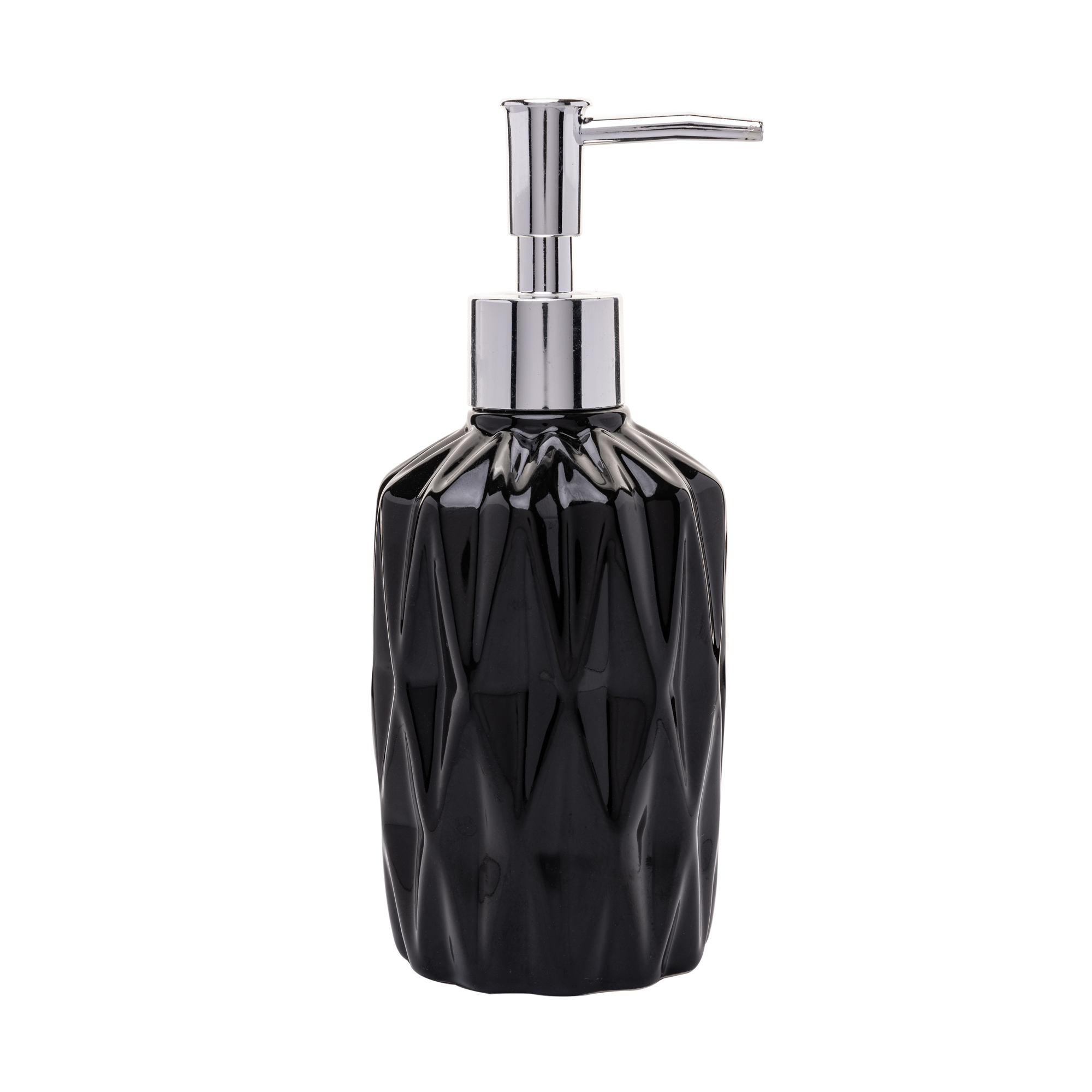 CONJUNTO 2 PECAS PARA BANHEIRO DE CERAMICA DIAMOND PRETO - LYOR