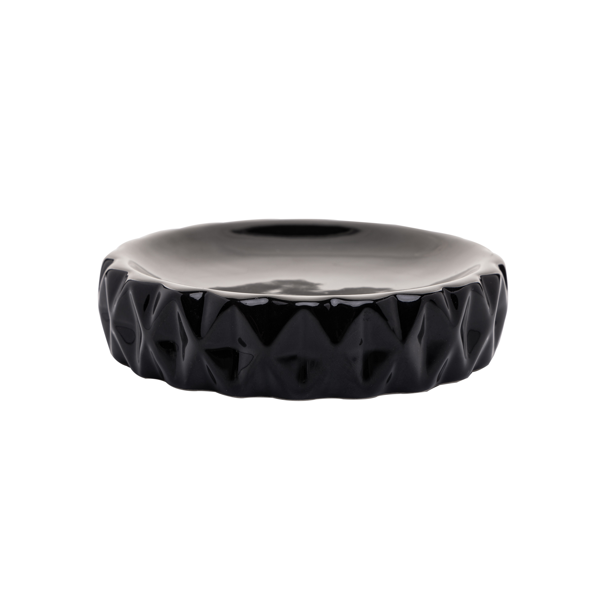 CONJUNTO 2 PECAS PARA BANHEIRO DE CERAMICA DIAMOND PRETO - LYOR