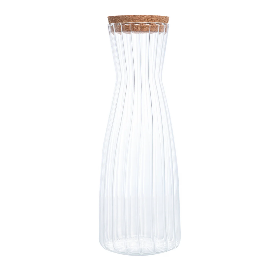 GARRAFA DE VIDRO COM TAMPA DE CORTIÇA CLASSIC 1,6L - LYOR