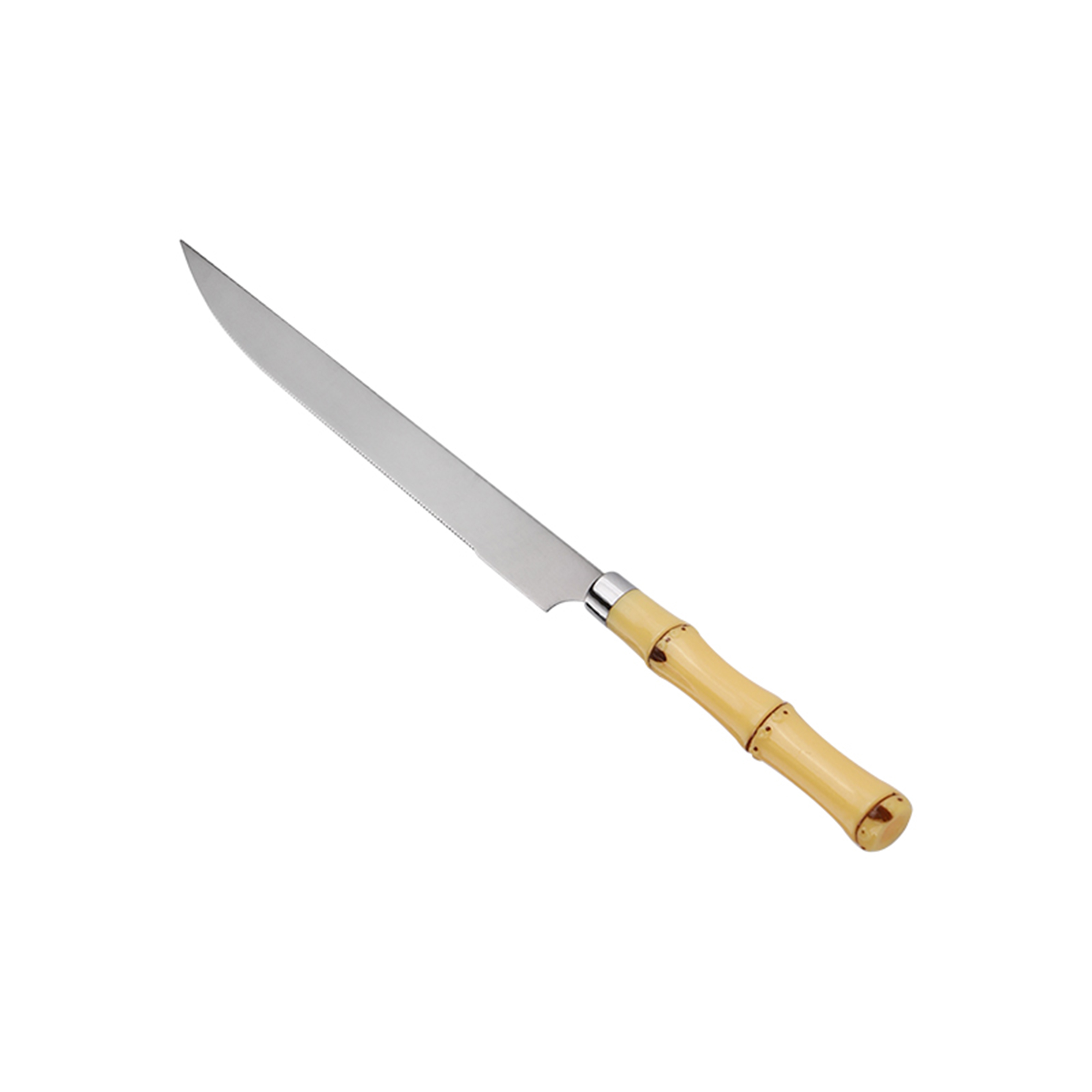 FACA PARA PAO DE AÇO INOX E BAMBU - LYOR