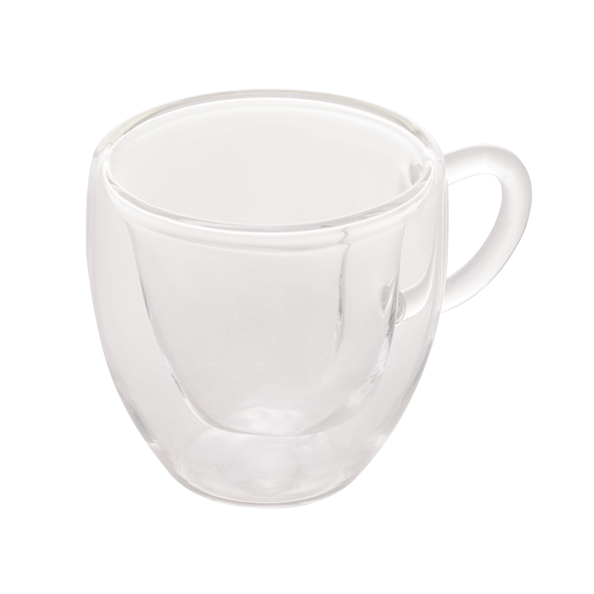 CONJUNTO 2 XÍCARAS PARA CAFÉ VIDRO CORAÇÃO - LYOR