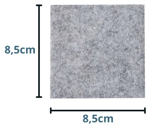 KIT COM 2 PROTETORES AUTOADESIVOS DE FELTRO 8,5CM - CLINK