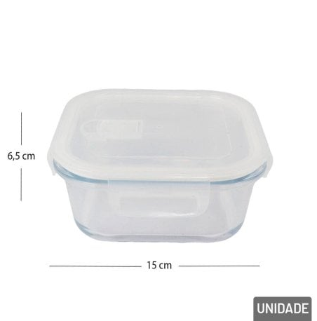 POTE HERMÉTICO DE VIDRO 700ML - FLASHGOODS
