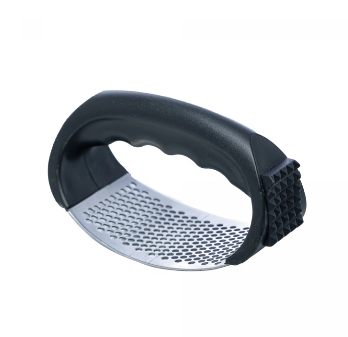 ESPREMEDOR DE ALHO EM AÇO INOX COM AMACIANTE DE CARNES NA ALÇA 11X7CM - LYOR