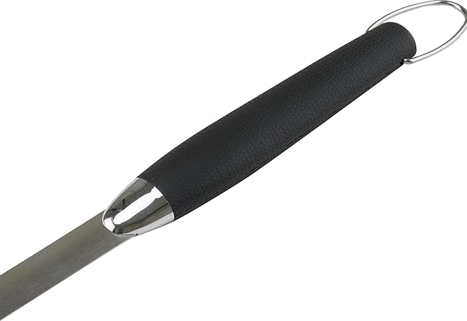 GARFO PARA CHURRASCO EM AÇO INOX COM CABO EMBORRACHADO BEEF CLUB 45CM - FULLFIT
