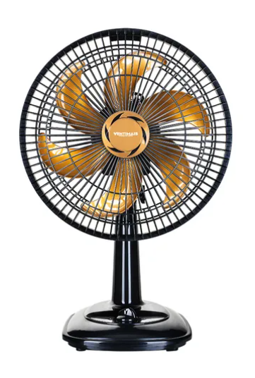 VENTILADOR OSC DE MESA 30CM TURBO PRETO/BRONZE 127V
