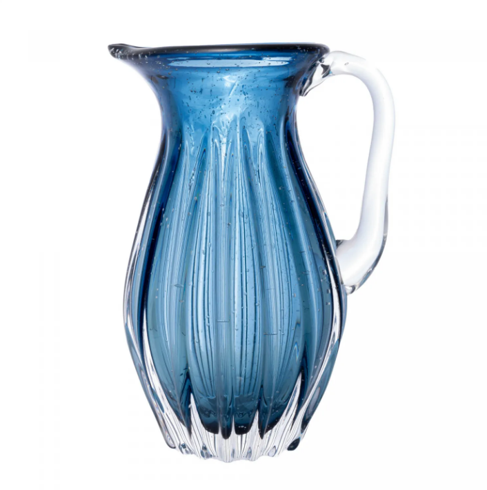 JARRA DE VIDRO ITALY AZUL 1,4 LITROS - WOLFF