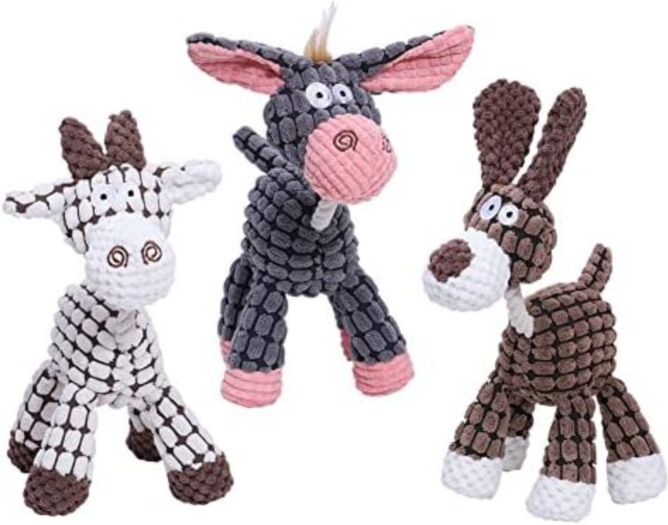 BRINQUEDO DE PELÚCIA PET ANIMAIS SORTIDO 20X6X12CM - C3B