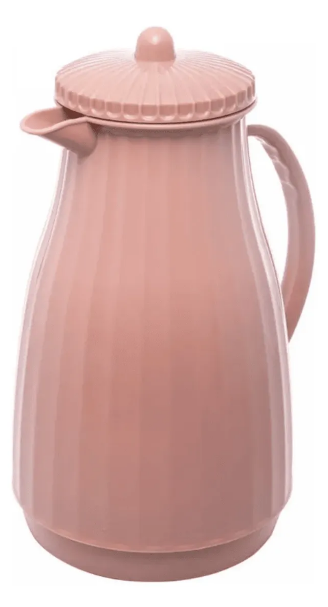 GARRAFA TÉRMICA NEW BAMBU NUDE 1 LITRO - LYOR