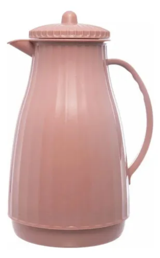 GARRAFA TÉRMICA NEW BAMBU NUDE 1 LITRO - LYOR
