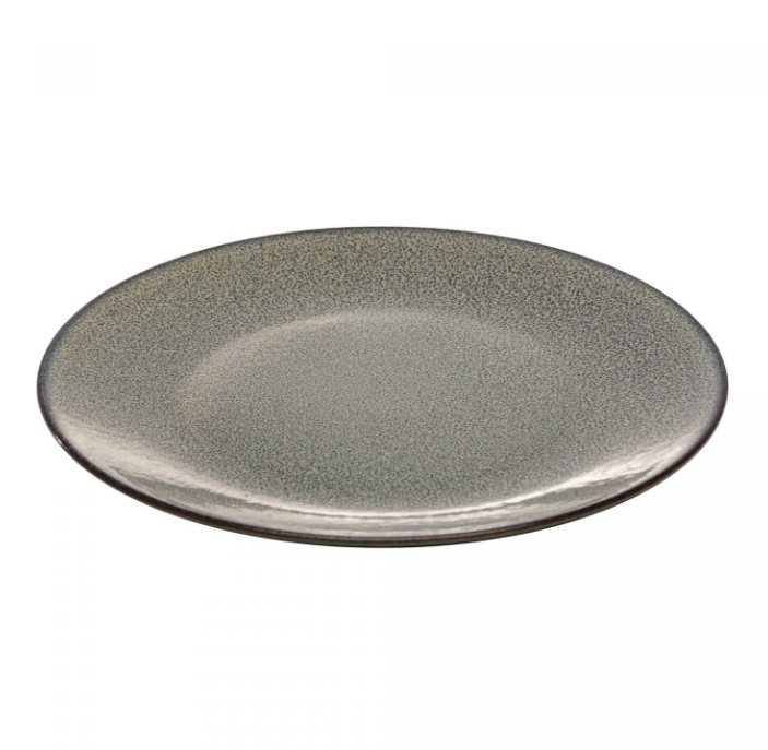 PRATO RASO DE CERÂMICA MUSK VERDE 25CM - WOLFF