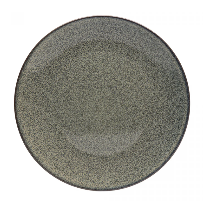 PRATO RASO DE CERÂMICA MUSK VERDE 25CM - WOLFF