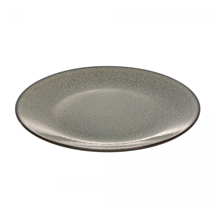 PRATO DE SOBREMESA DE CERÂMICA MUSK VERDE 20CM - WOLFF