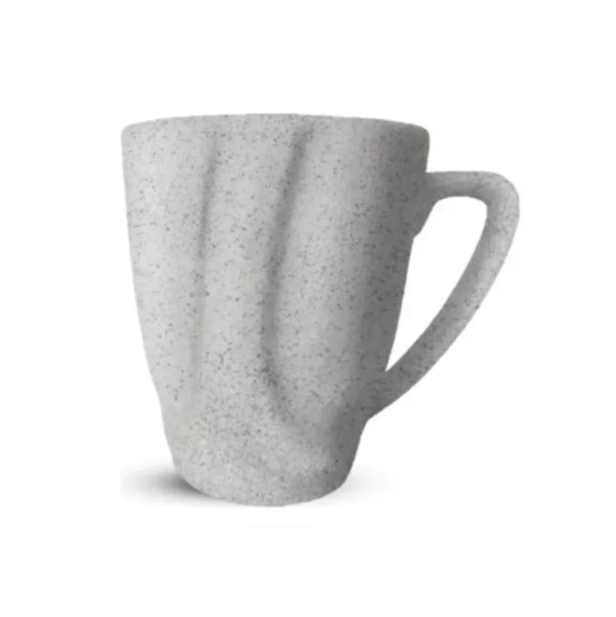 CANECA DE CERÂMICA SLIM CONCRETE ACETINADO 280ML - ALLEANZA