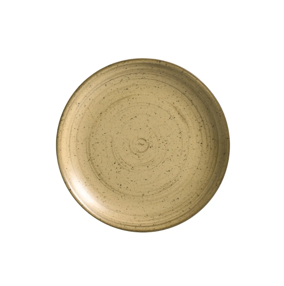 PRATO DE SOBREMESA DE CERÂMICA KYA SAND 21CM - ALLEANZA