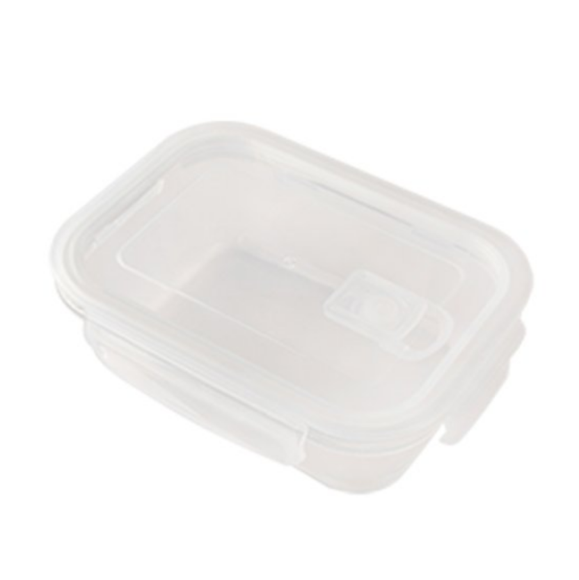 POTE HERMÉTICO DE VIDRO RETANGULAR 650ML 17X12CM - FLASHGOODS