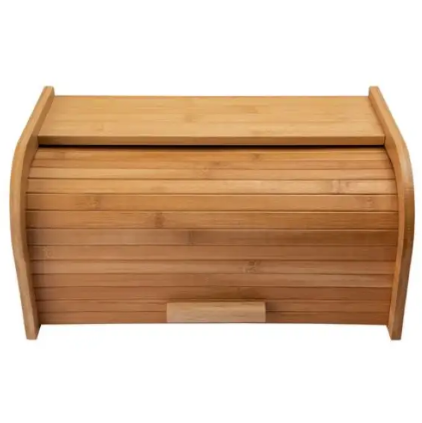 ORGANIZADOR PORTA PÃO DE BAMBU E MDF 39X23X19CM - CLINK