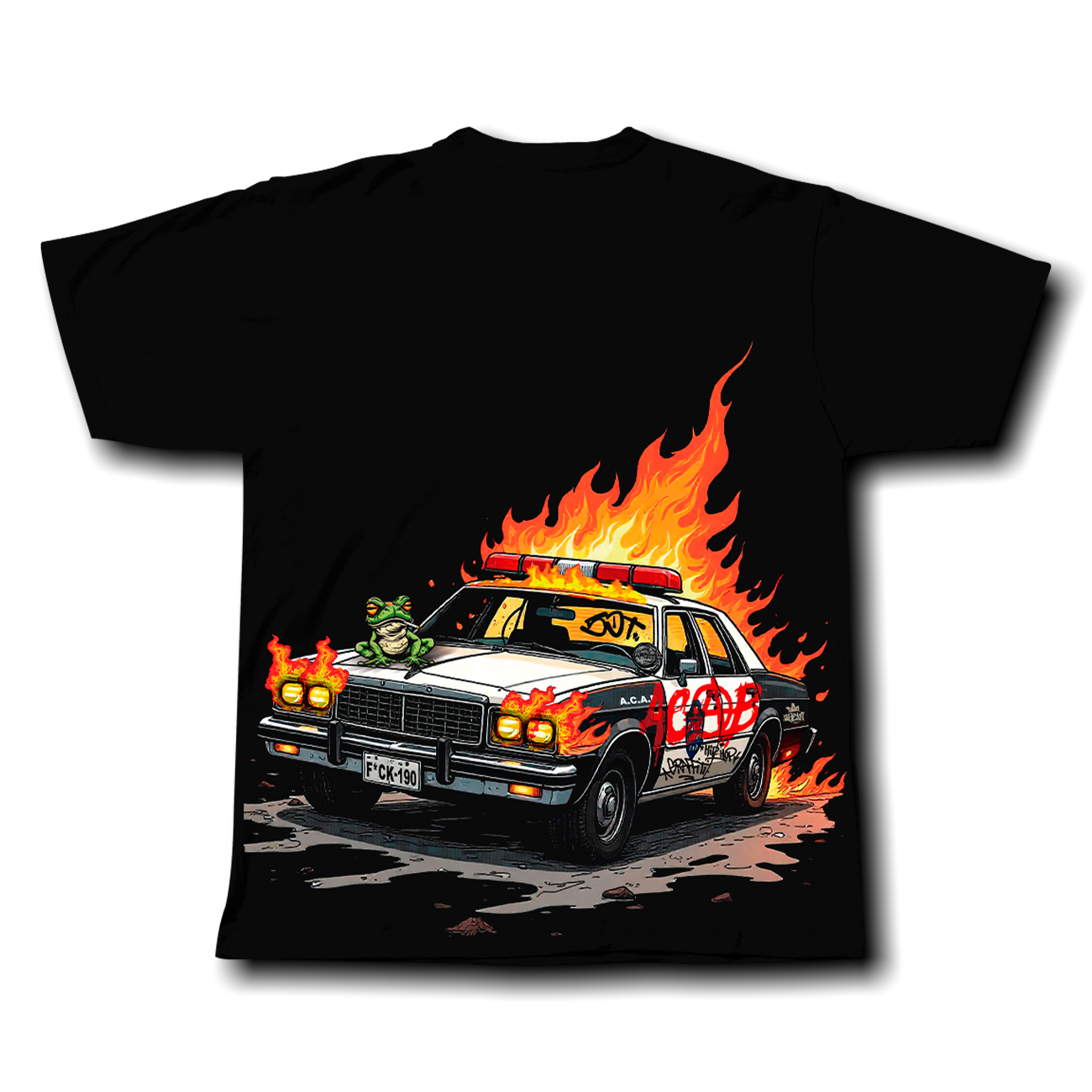 Camiseta Vandal - ACAB Burn - Plus Size
