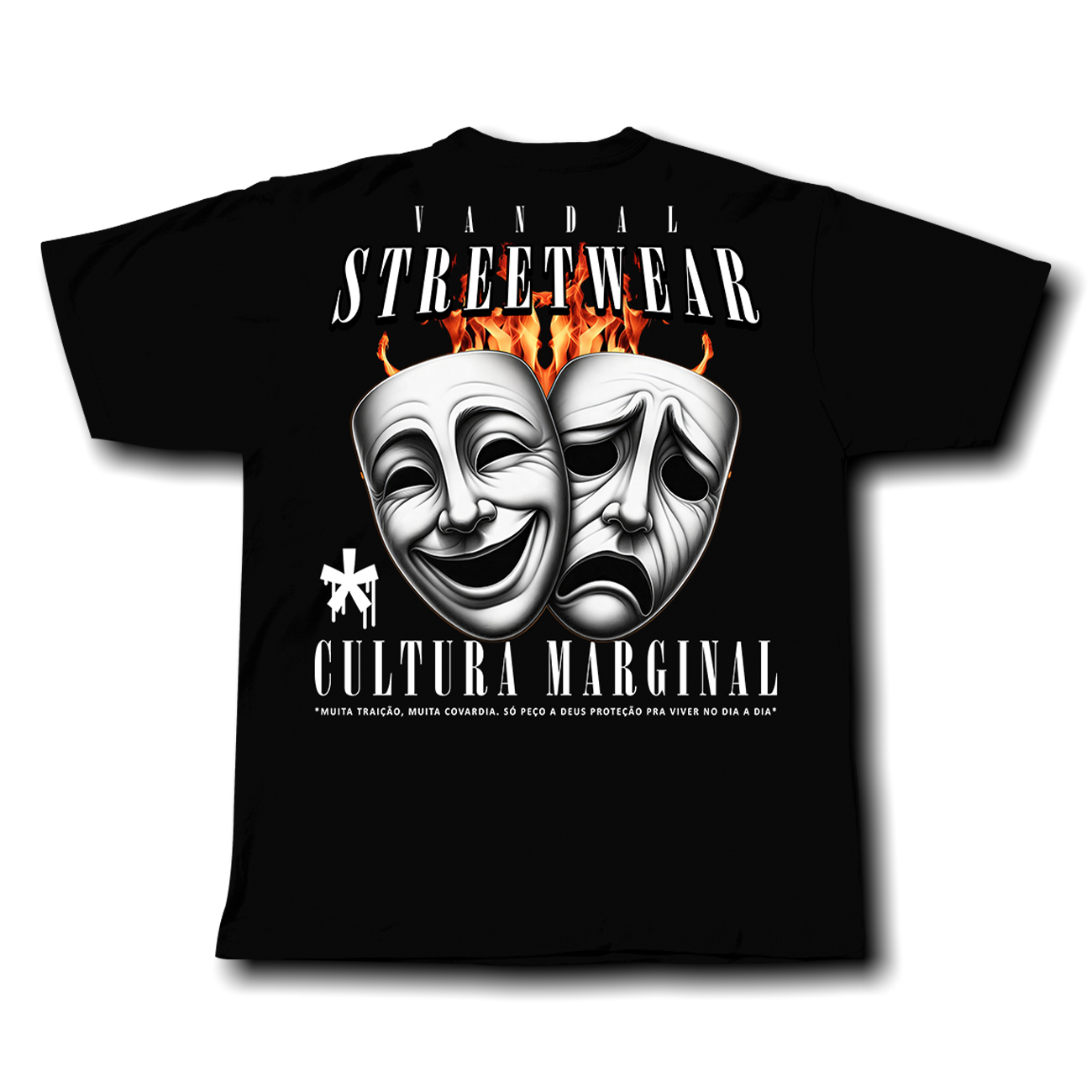 Camiseta Vandal - CULTURA MARGINAL - Plus Size