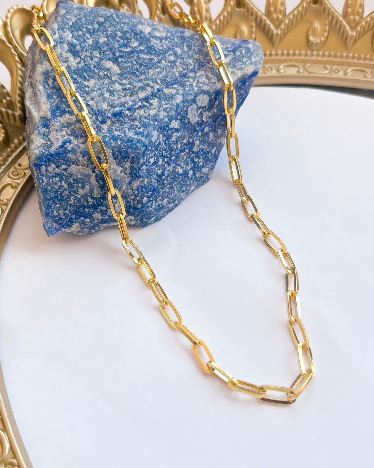 Colar Elos Clássico - Elos Cartier Atemporal - Semijoia Banhada Ouro 18K