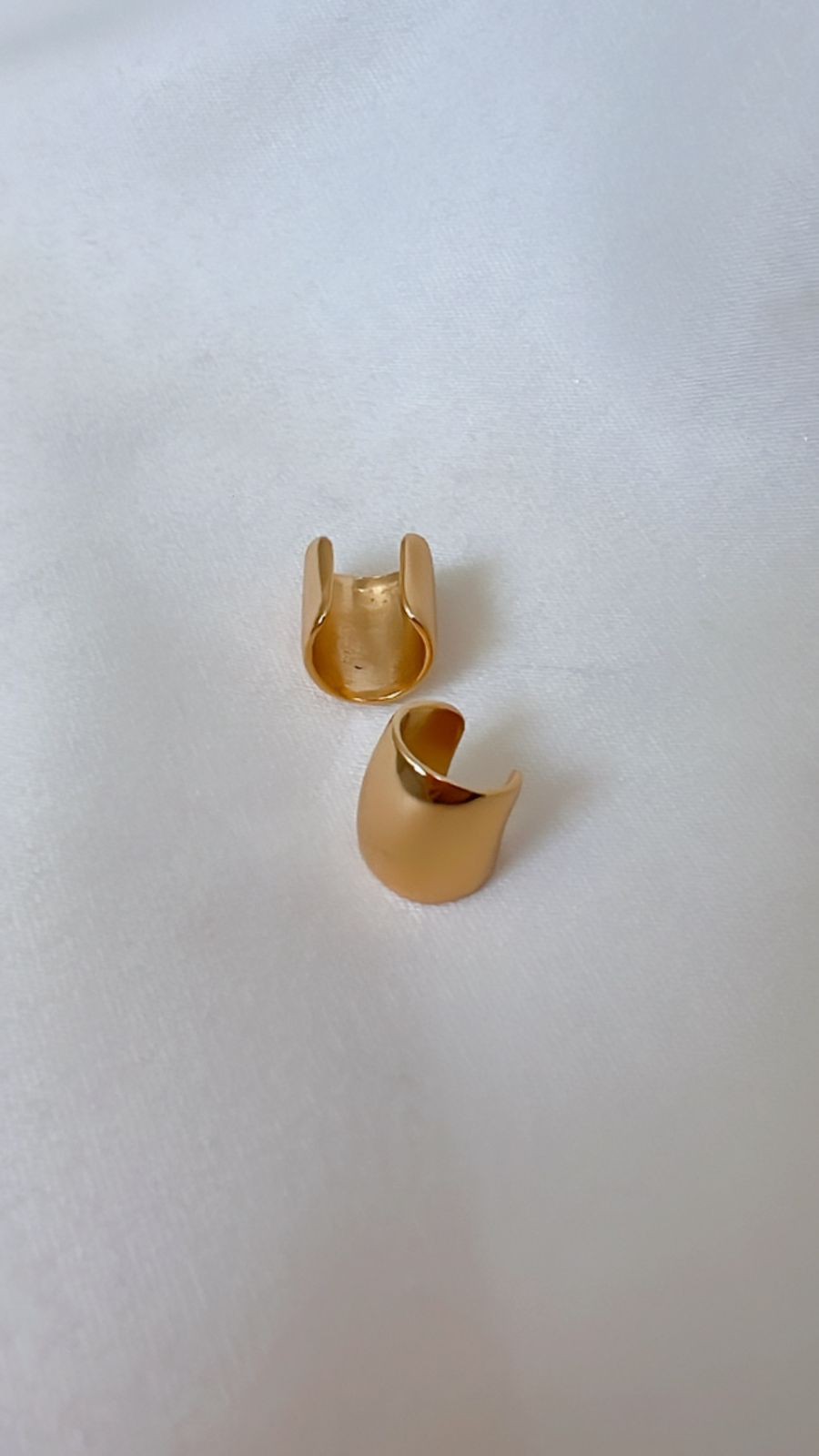 Piercing Fake Liso Largo - Banhada a Ouro 18K - Semijoia
