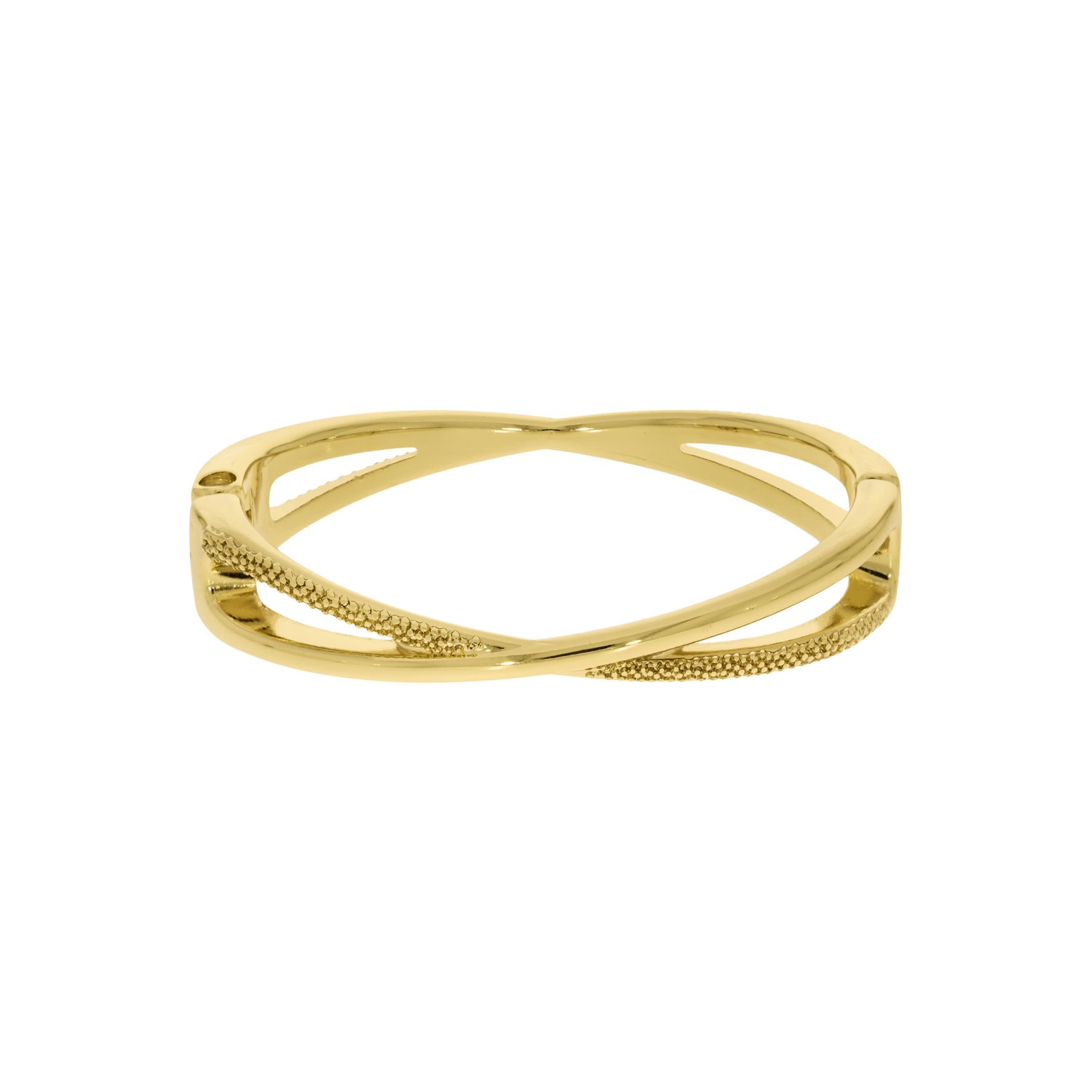 Braceletes Lisos e Trabalhados/ Pulseiras - Semijoias Banhada a Ouro 18K