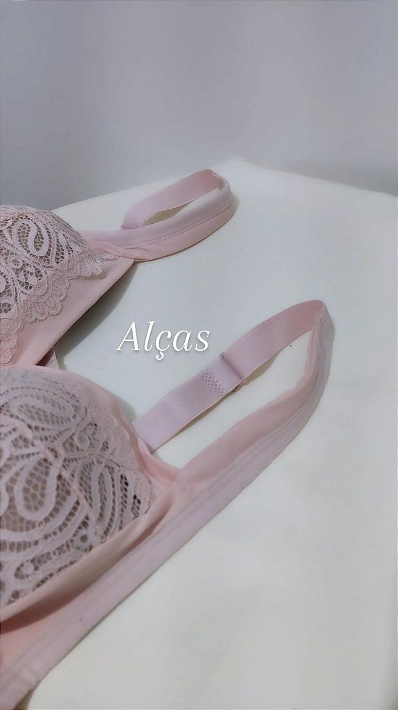 Conjunto Eloa de Sutiã e Calcinha Plus Size / Sutian e Calcinhas Com Bojo e Sem Aro.