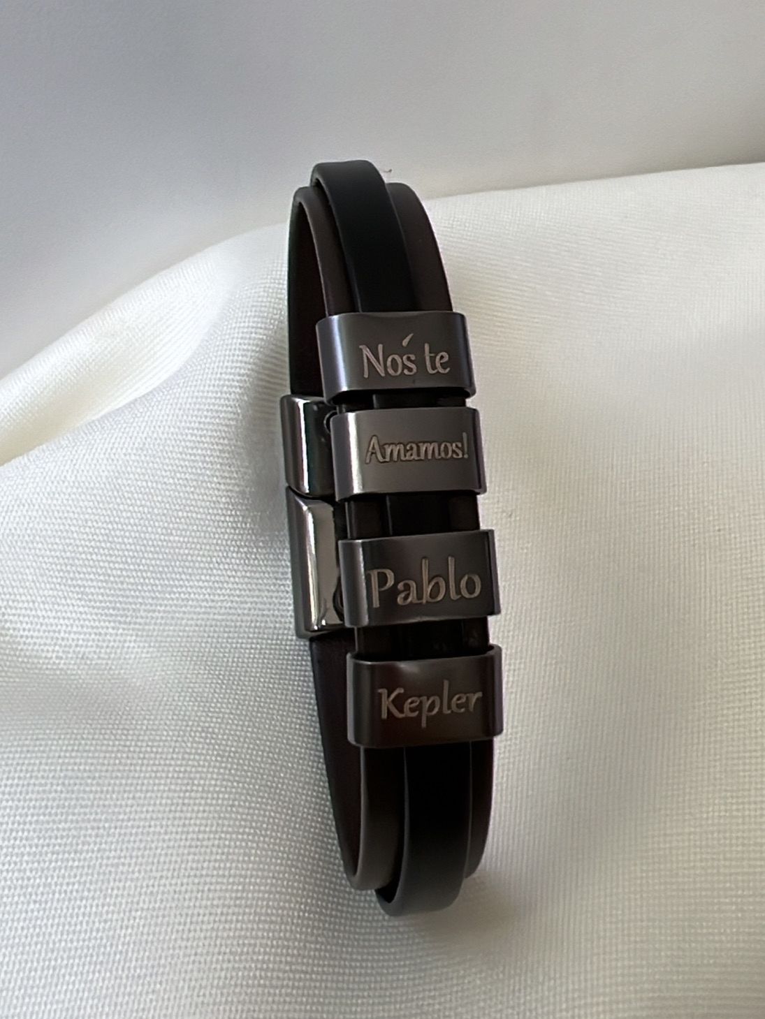 Pulseira Personalizada Murilo em Couro Sintético - Personalizada