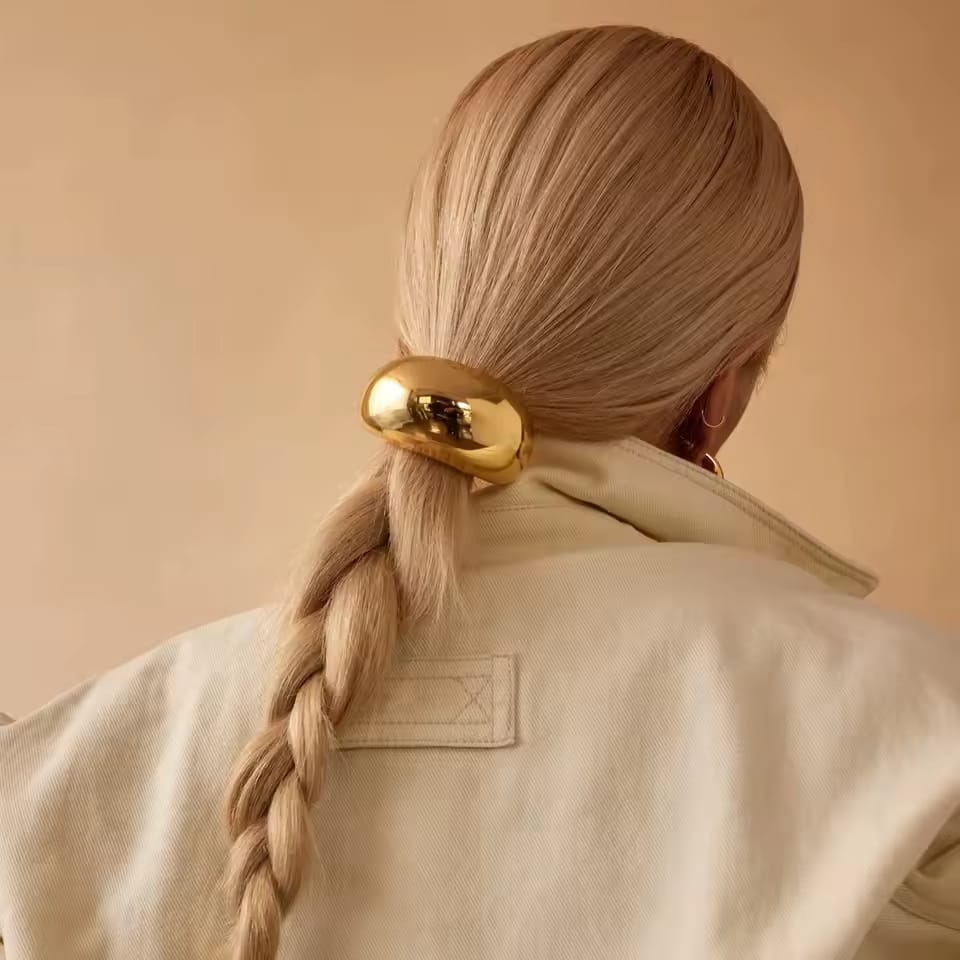Elástico de Cabelo com Metal – Sofisticado pura Elegância e Estilo Boho Chic
