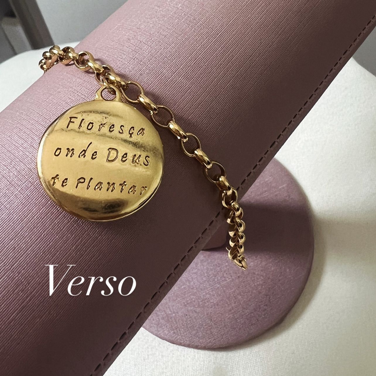 Pulseira São Bento - em Elo Português - Semijoia Banhada a Ouro 18K