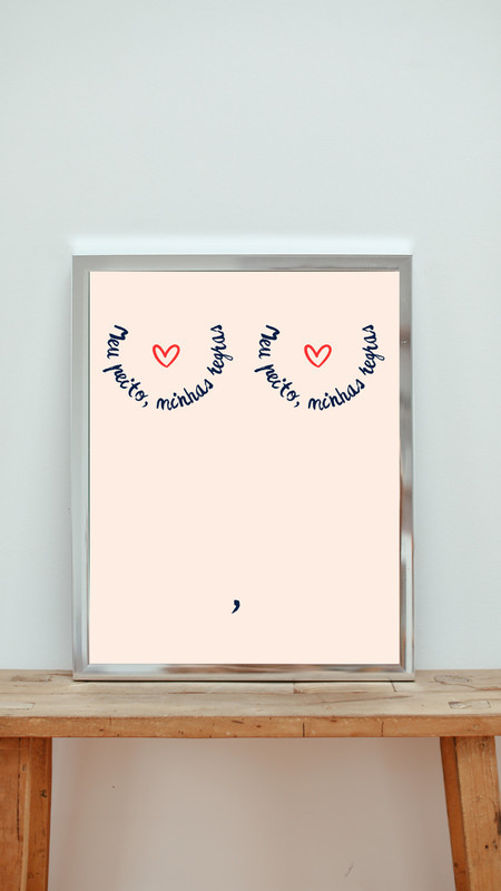 Quadro Clitóris decorativo Vulvárias
