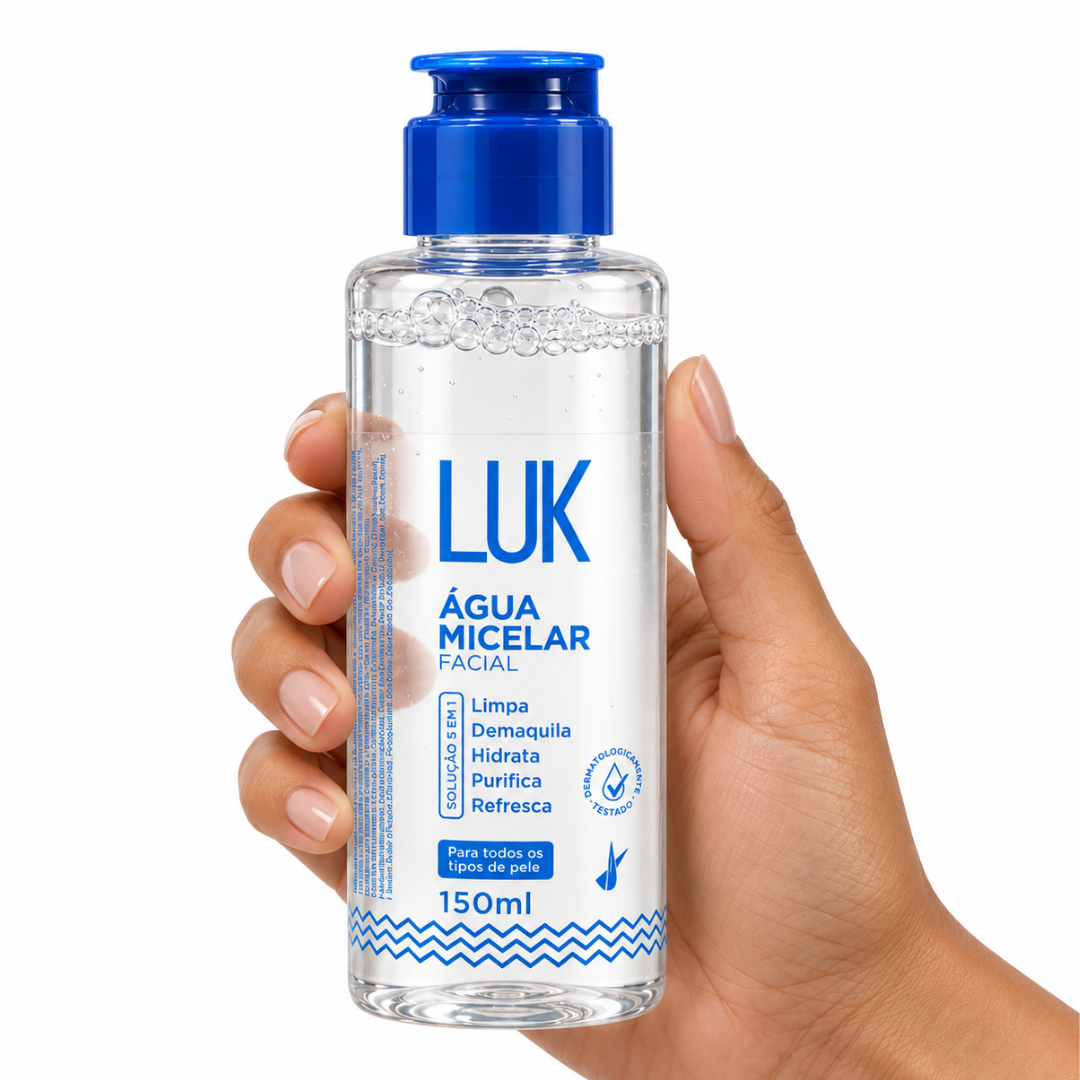 Água Micelar 5 em 1 Luk PAUND29 - Box c/ 12 unid