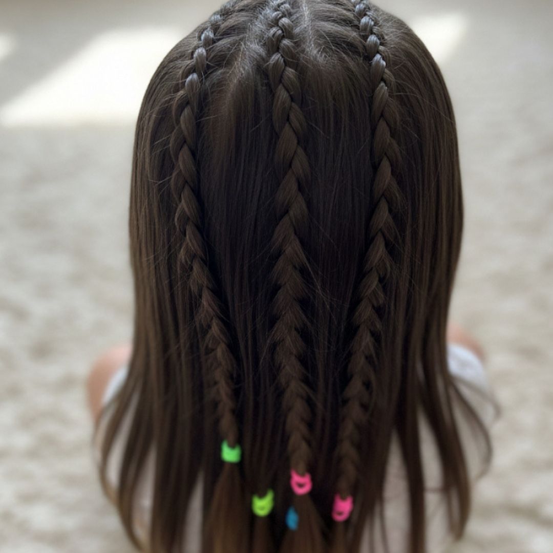 Elásticos para Cabelo - Cartela c/ 05 unid