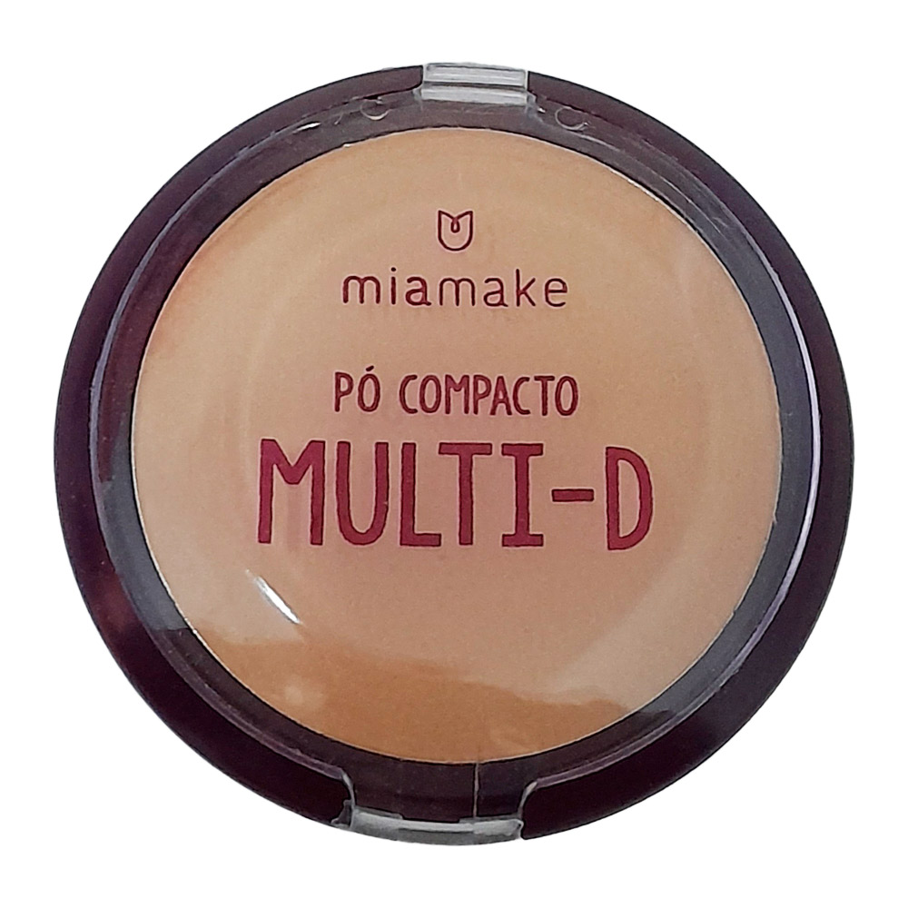 Pó Compacto Multi-D Cores Médias Mia Make 395 - Box c/ 36 unid