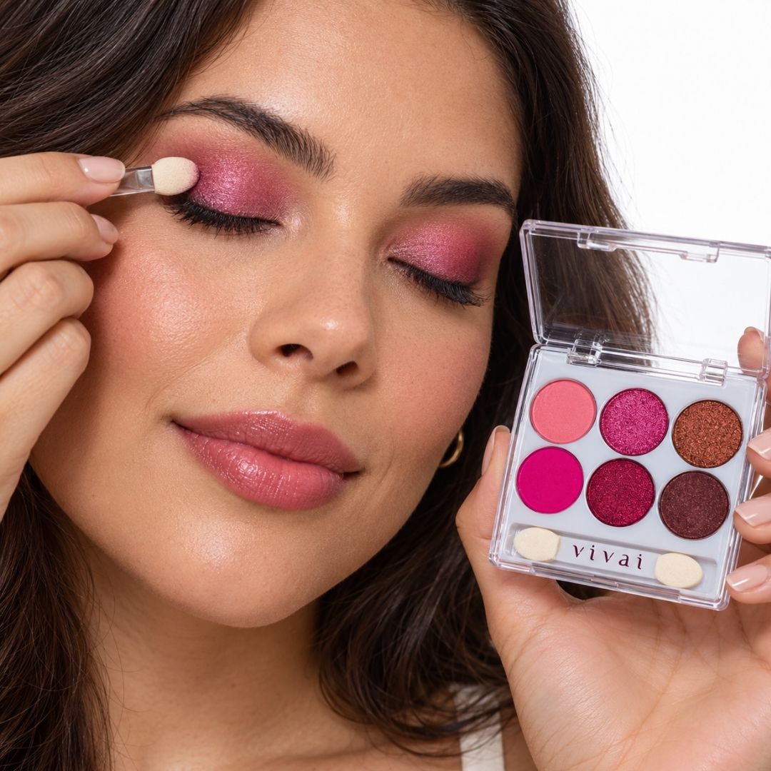 Paleta de Sombras Mattes & Cintilantes 6S Vivai 4072.1.1 - Box c/ 24 unid