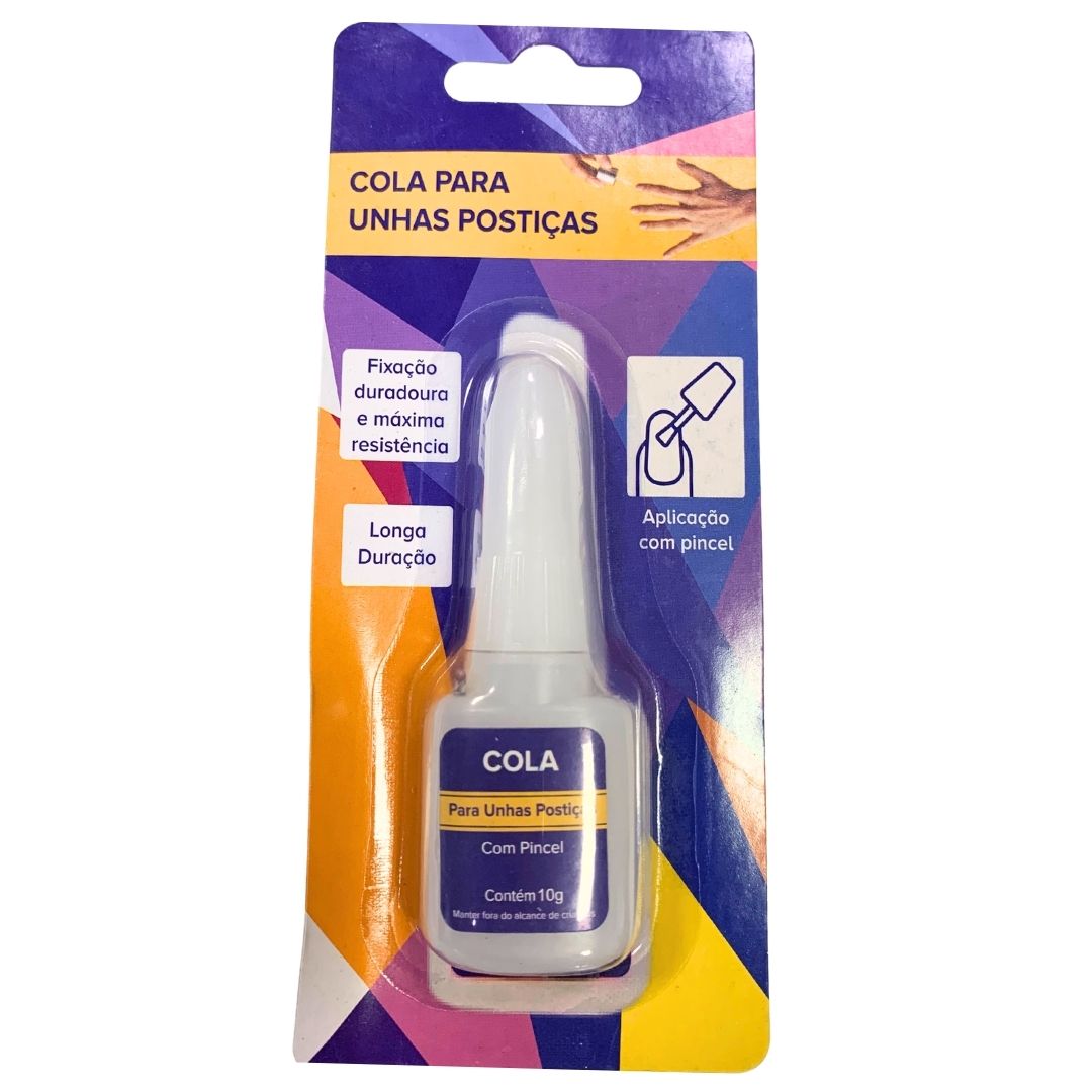 Cola para Unha Postiça EYE JS528- Pcte c/ 12 unid