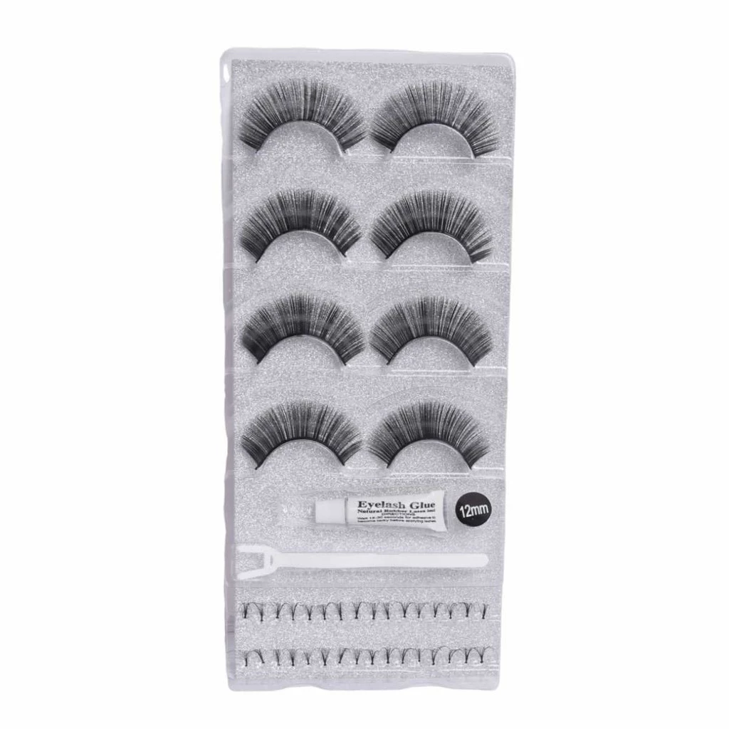 Kit Cílios Postiços com Cola Mandala MC009
