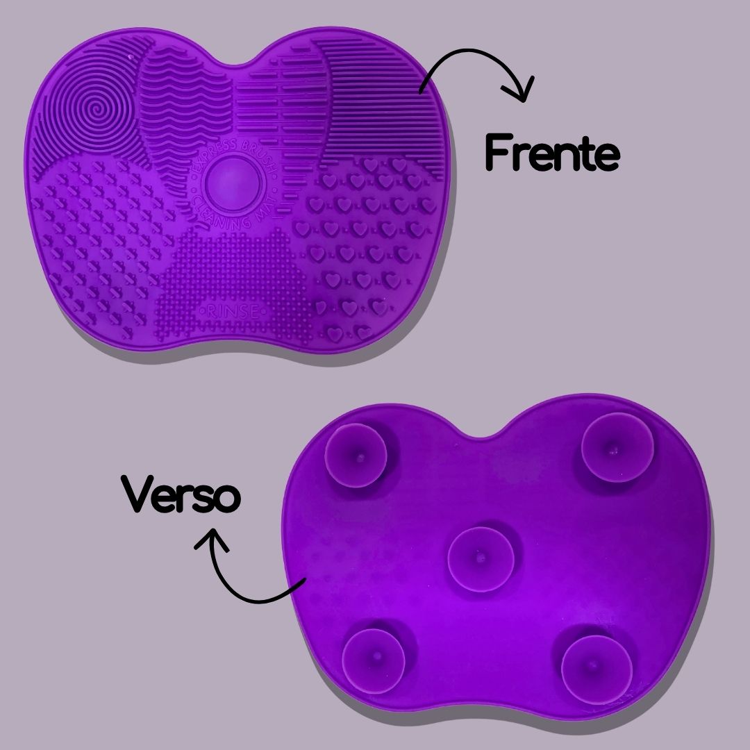 Tapete de Silicone para Limpeza de Pincéis - Pcte c/ 12 unid