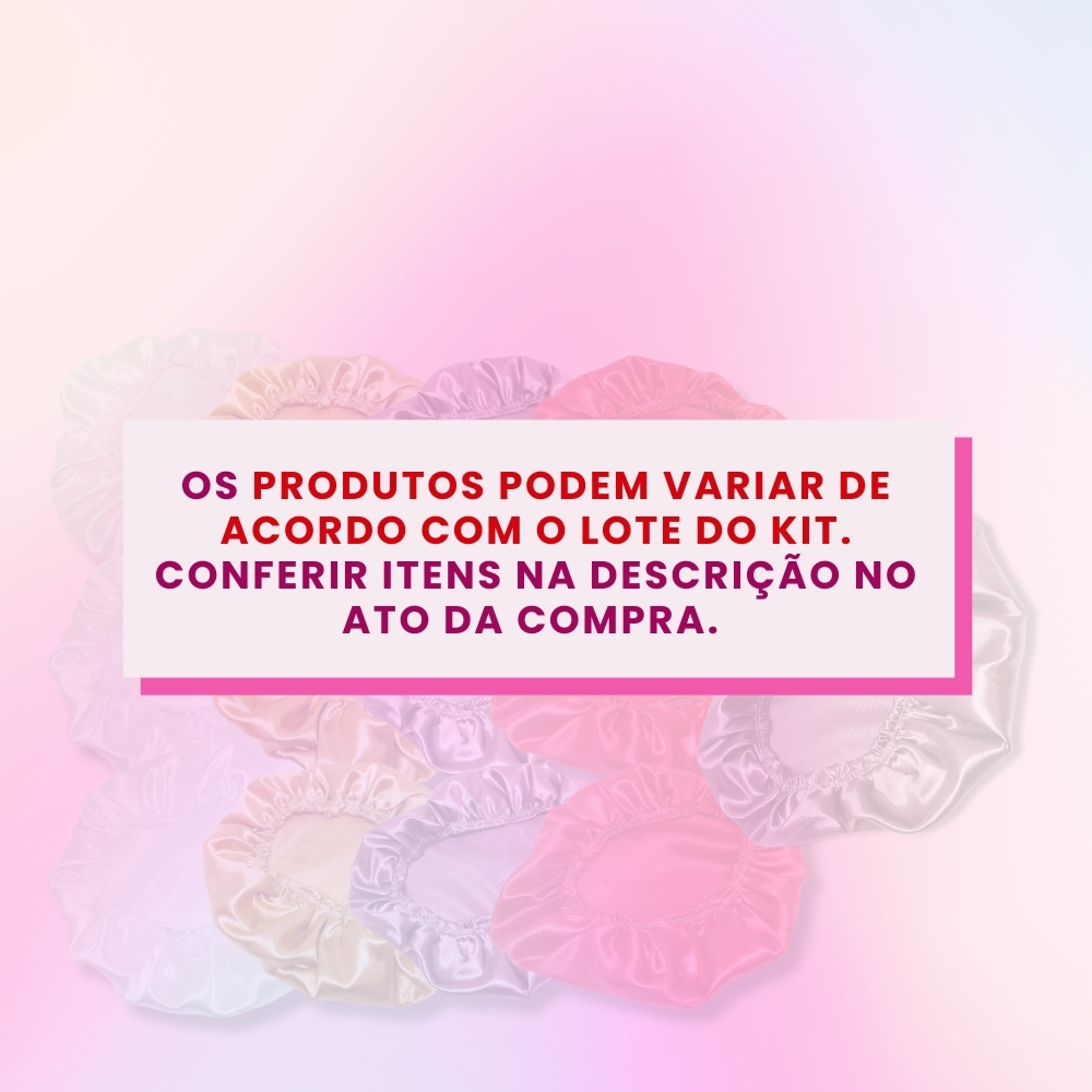 Kit 25 Toucas de Cetim