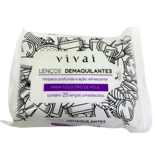 Lenços Demaquilantes Vivai 5024.1.5 - Box c/ 12 unid