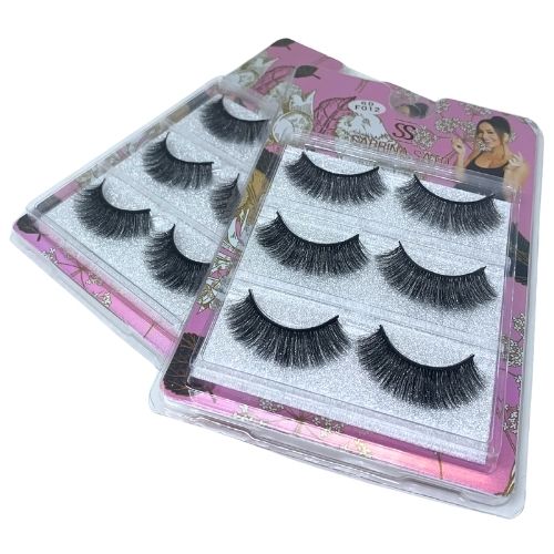 Cílios Postiços 6D F012 com 03 Pares Sabrina Sato SP3046